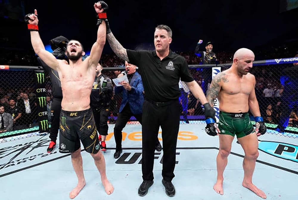 UFC:s tungviktare reagerade skarpt på fans av kritik av beslutet i kampen mellan Makhachev och Volkanovski