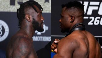 Deontay Wilder double-challenged Francis Ngannou