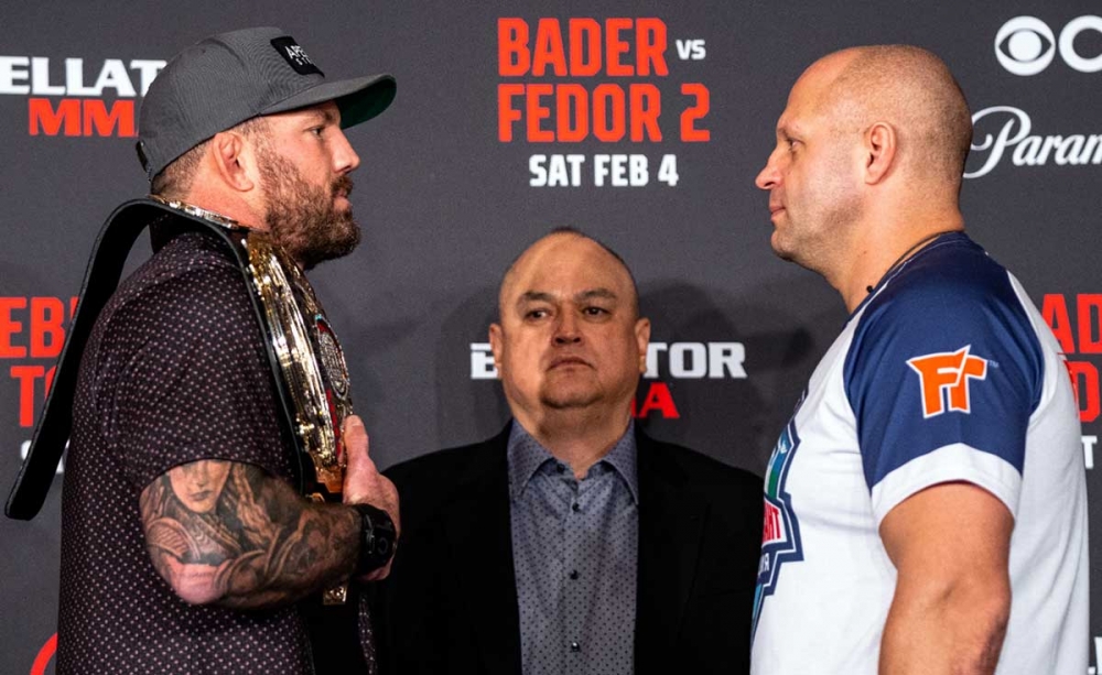 Fedor Emelianenko and Ryan Bader: words before the fight