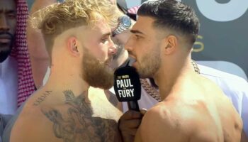 Jake Paul and Tommy Fury made weight before the fight