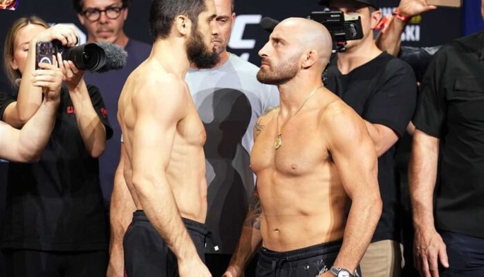 Makhachev and Volkanovski made the last statements before the fight