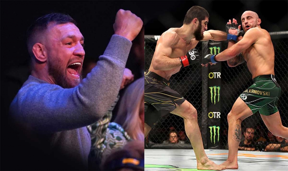 McGregor reacted unexpectedly to the fight between Makhachev and Volkanovski