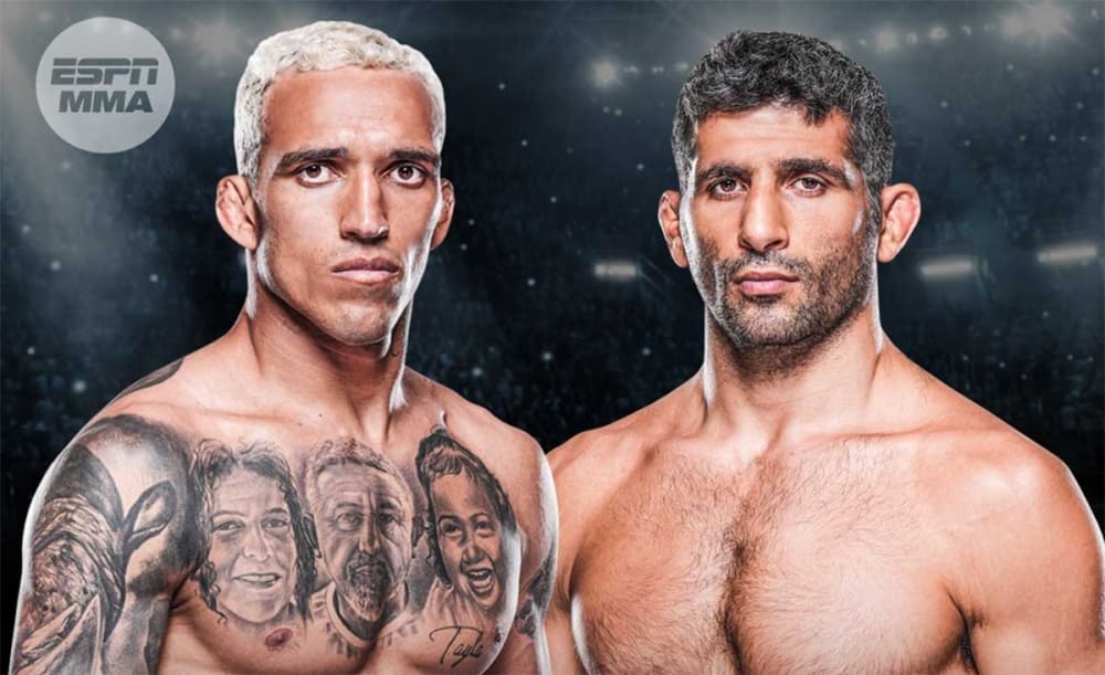 Named favorite in the fight between Charles Oliveira and Benil Dariush