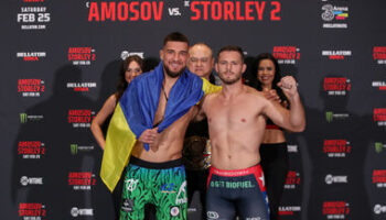 Total advantage.  Amosov confidently dealt with the American