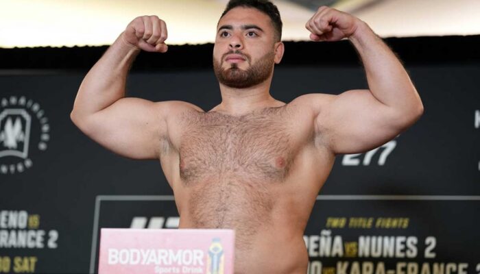 Undefeated UFC heavyweight suspended for two years