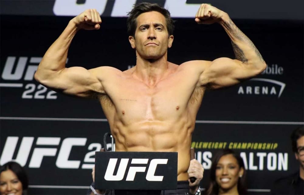 El actor Jake Gyllenhaal asiste al pesaje de UFC 285