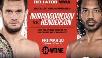Usman Nurmagomedov vs Benson Henderson. Bellator 292.
