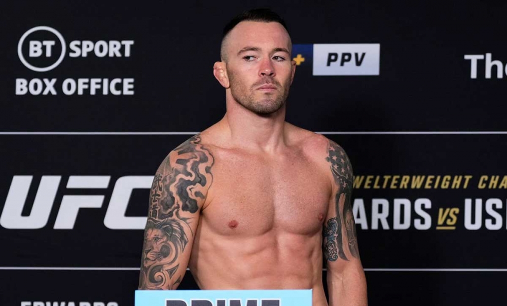 Dana White Explains Colby Covington's Appearance at UFC 286 Weigh-ins