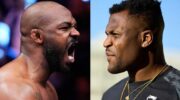 Francis Ngannou's reaction to Jon Jones' victory
