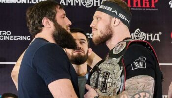 Grigory Ponomarev knocked out Yusup Shuaev and defended the AMC Fight Nights title