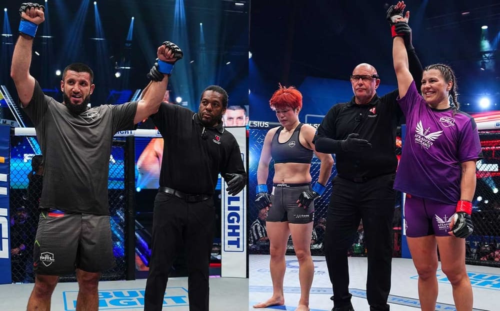 Resultados PFL 2: russos Kuniev e Mokhnatkina venceram