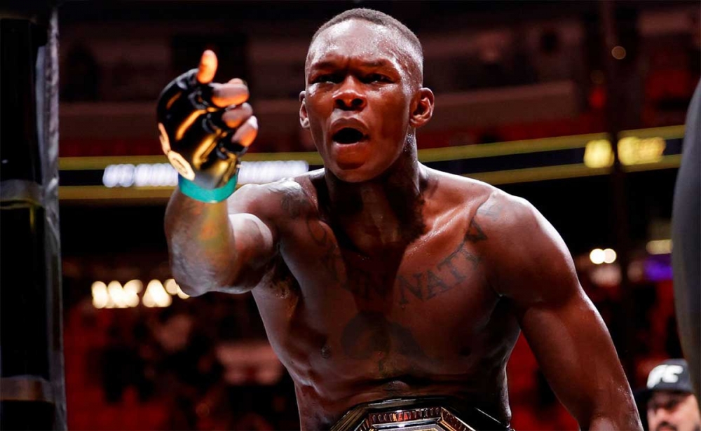 Israel Adesanya rächt sich an Alex Pereiras Sohn