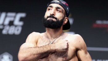 Belal Muhammad reported difficulties with the weight cut