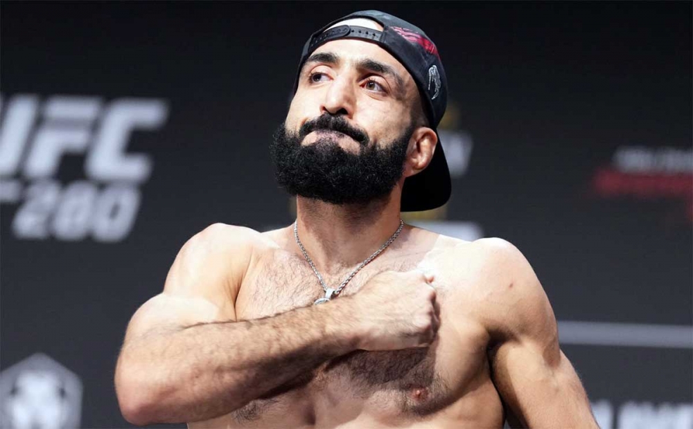 Belal Muhammad reported difficulties with the weight cut