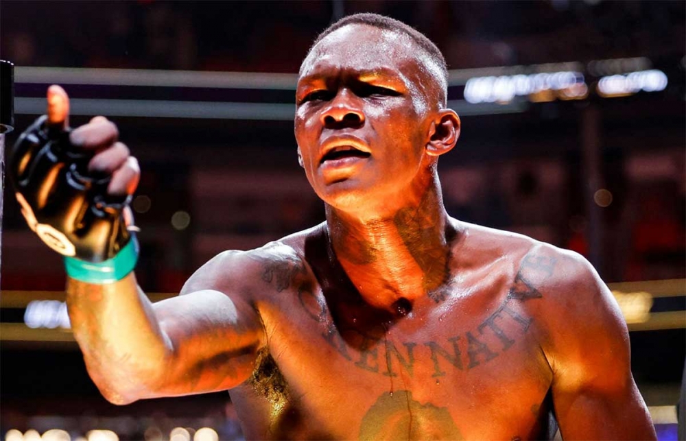 Israel Adesanya called a potential rival a product of colonization