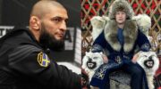 Khamzat Chimaev reacted to Shavkat Rakhmonov's attack