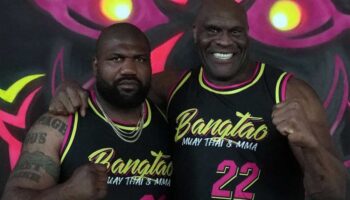 Rampage Jackson and Bob Sapp win Siamese twins battle