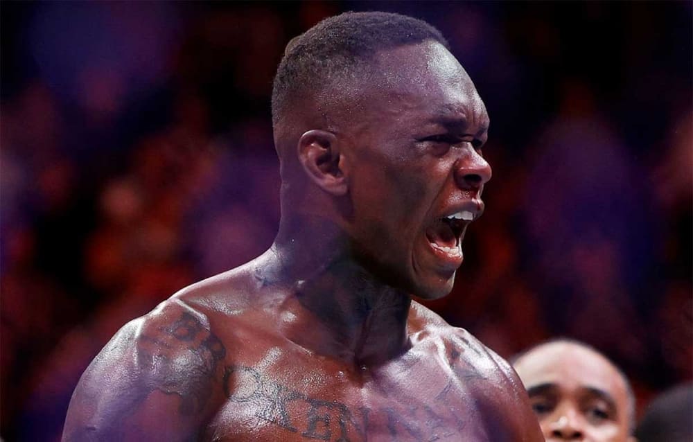 Israel Adesanya no logró ascender en el ranking de los mejores luchadores de UFC