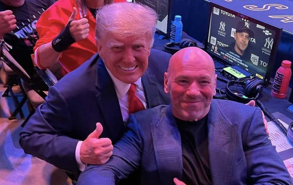 Prezydent UFC wymienia ulubionych zawodników Donalda Trumpa