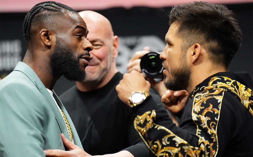 Aljamain Sterling e Henry Cejudo: palavras antes da luta