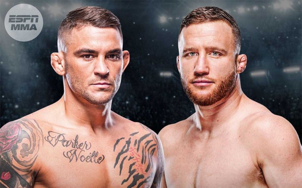 Luta pelo título de Dustin Poirier x Justin Gaethje será a atração principal do UFC 291