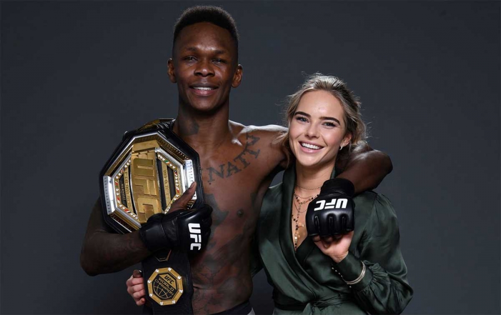 Die Ex-Freundin von Israel Adesanya versucht, den UFC-Champion auf die Hälfte seines Vermögens zu verklagen