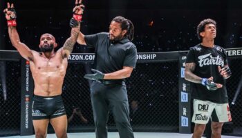 Demetrius Johnson defeated Adriano Moraes in the trilogy