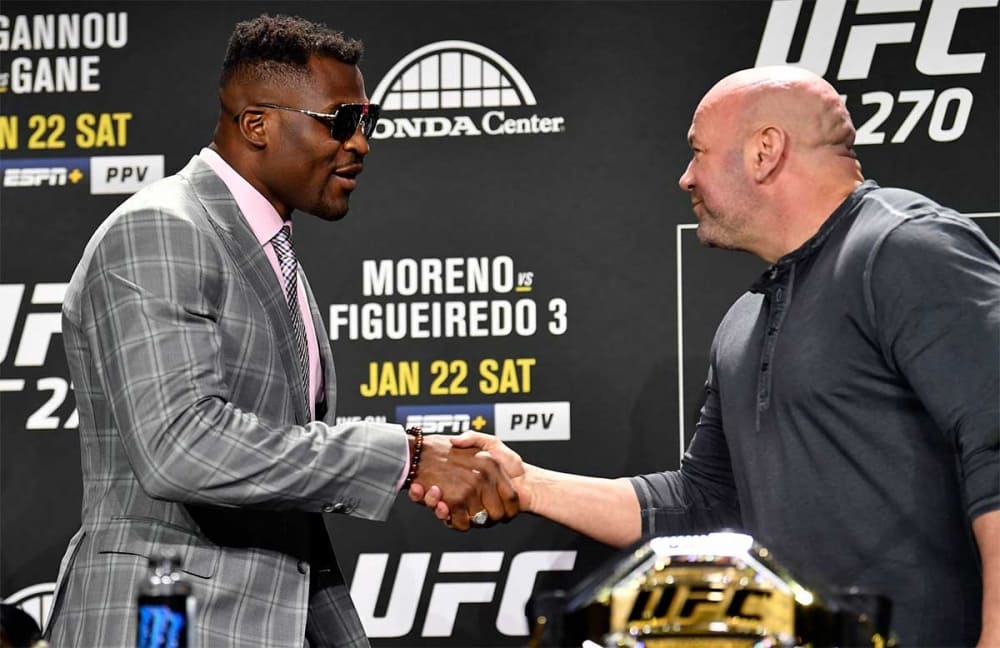Francis Ngannou responded to UFC President