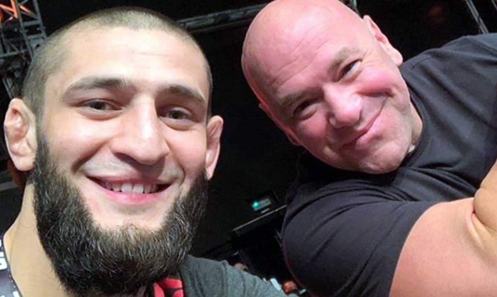 Khamzat Chimaev and Dana White reacted to rumors about the conflict