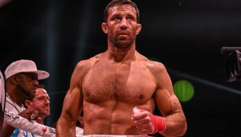 Luke Rockhold made a statement after losing to Mike Perry