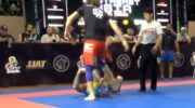 Shara Bullet hit an opponent at a grappling tournament
