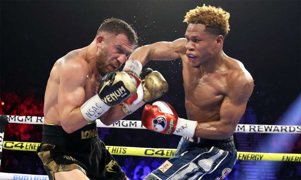 Vasily Lomachenko lost to Devin Haney for the undisputed world title