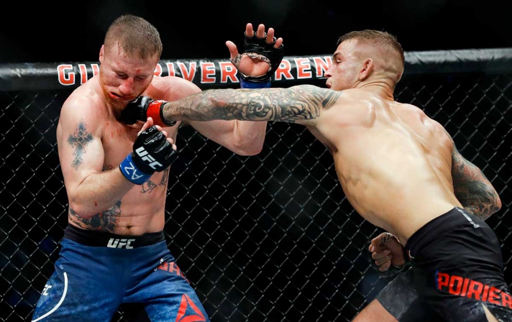 Dustin Poirier despoja a Justin Gaethje del estatus de favorito en la revancha