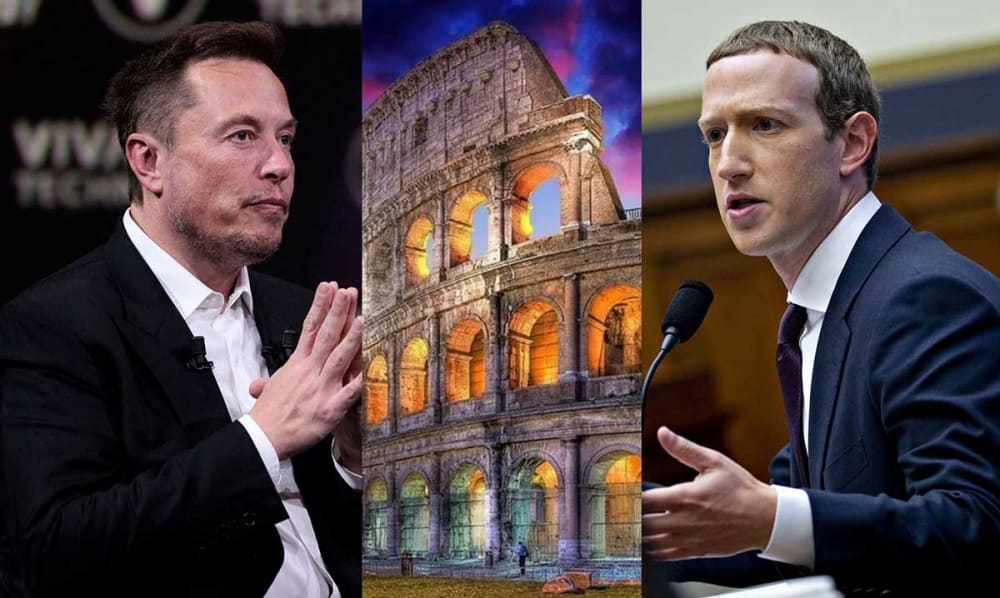 Elon Musk vs Mark Zuckerberg kan finne sted på Colosseum