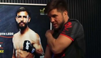 The moment of Henry Cejudo's injury caught on video