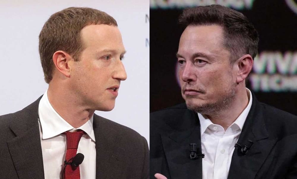 Utnämnd till favorit i slaget om Elon Musk och Mark Zuckerberg