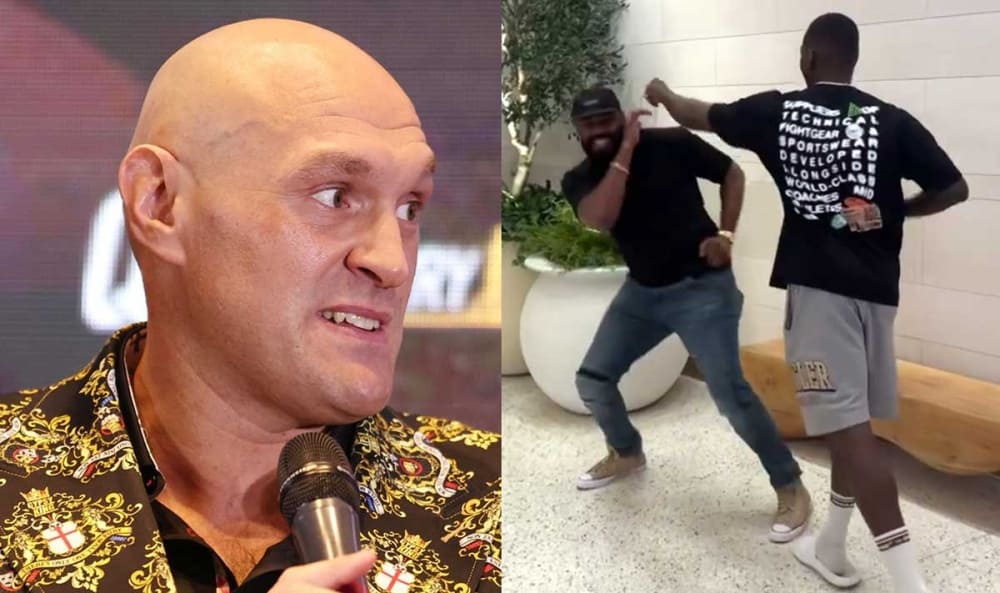 Tyson Fury reagiert auf das Sparring zwischen Jon Jones und Israel Adesanya