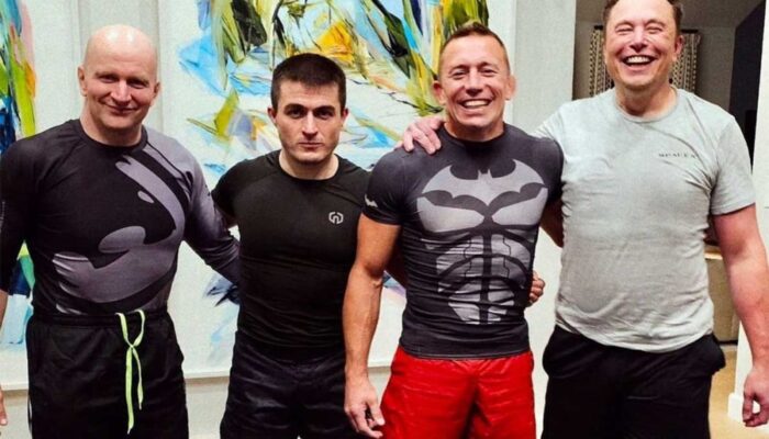 Elon Musk trained with Georges St-Pierre