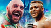 The reaction of Tyson Fury and Francis Ngannou to the organization of the fight