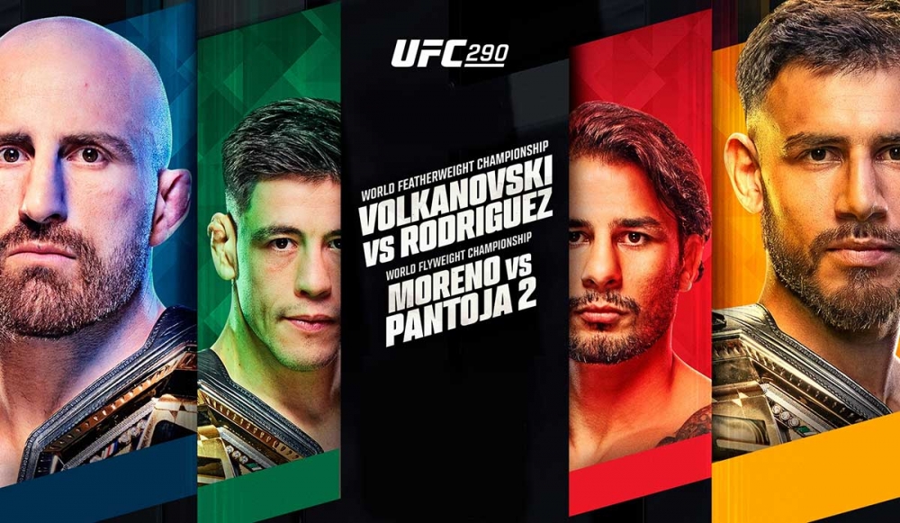 Volkanovski - Rodriguez: live broadcast of UFC 290
