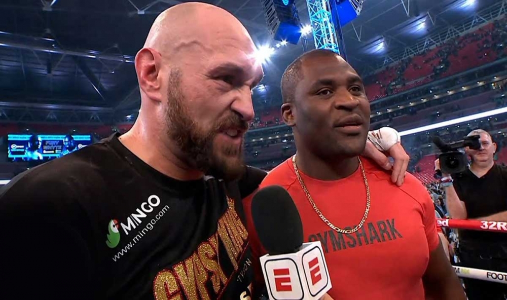 Se anuncia el estado de la pelea entre Tyson Fury y Francis Ngannou
