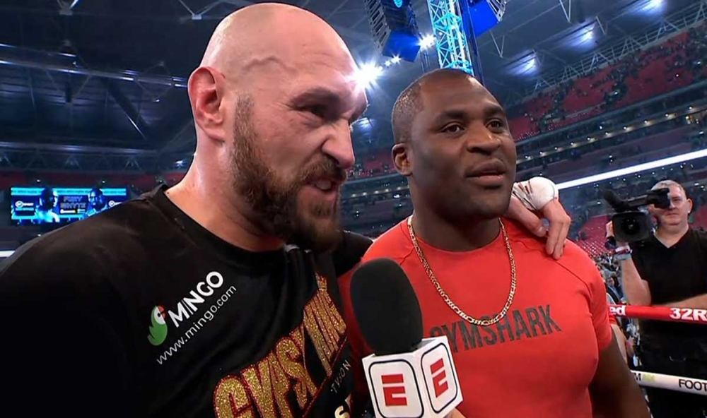 Status da luta entre Tyson Fury e Francis Ngannou é anunciado